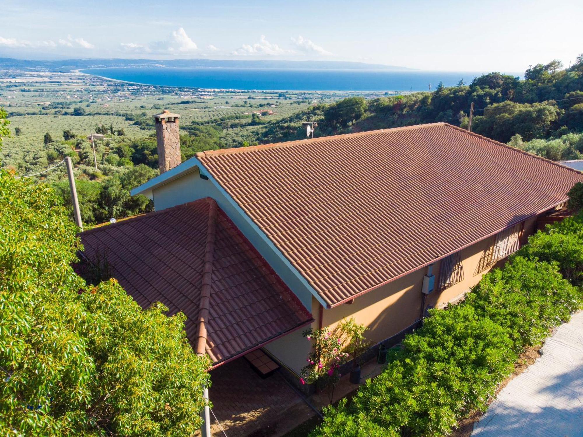 Вилла La Casa Di Nonna Ламеция-Терме Экстерьер фото